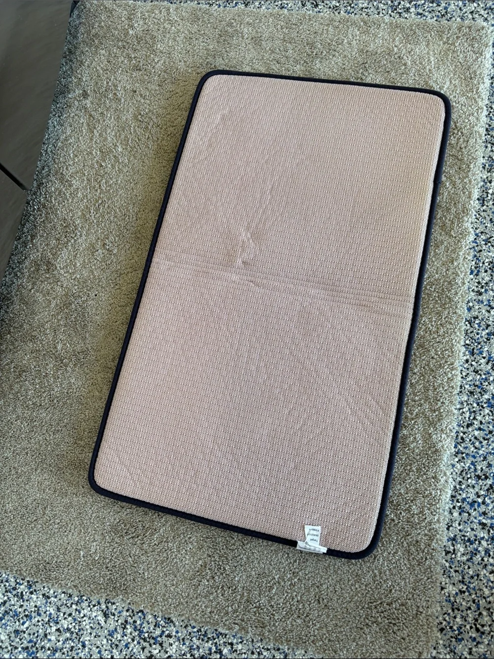 Threshold Navy Blue Non-Slip Bath Mat